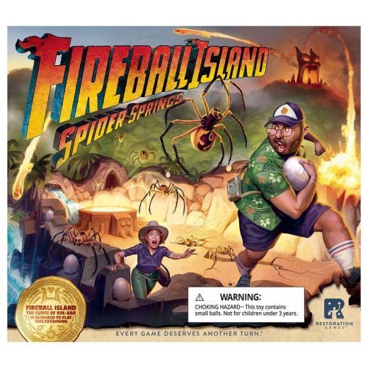 Fireball Island: The Curse of Vul-Kar - Spider Springs (Exp.) i gruppen  hos Spelexperten (REO9019)