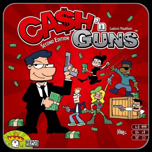 Cash 'n Guns (Second Edition) i gruppen SÄLLSKAPSSPEL / Festspel hos Spelexperten (REPCGUS0)
