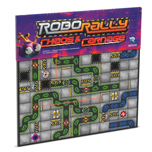 Robo Rally: Chaos & Carnage (Exp.) i gruppen SÄLLSKAPSSPEL / Expansioner hos Spelexperten (RGD02589)