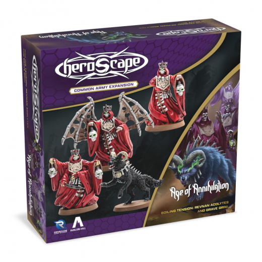 Heroscape: Boiling Tension - Revnan Acolytes & Grave Grim Army Expansion i gruppen SÄLLSKAPSSPEL hos Spelexperten (RGD02794)