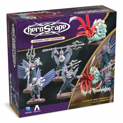 Heroscape: Embers of War - Krakenling & Gelryie Vanguards Common Army Expansion i gruppen SÄLLSKAPSSPEL / Strategispel hos Spelexperten (RGD02839)
