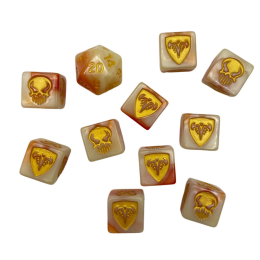 Heroscape: Valhalla Dice & Tray Set (Exp.) i gruppen SÄLLSKAPSSPEL / Tillbehör / Tärningar & tillbehör hos Spelexperten (RGD02841)