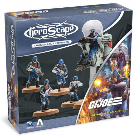 Heroscape: G.I. JOE - COBRA Troopers & Flight Pod Common Army Expansion i gruppen SÄLLSKAPSSPEL / Spelserier / Heroscape hos Spelexperten (RGD02882)