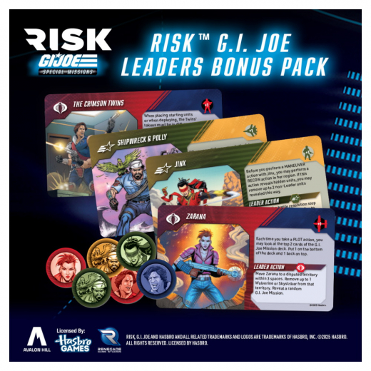 Risk: G.I. JOE - Special Missions - Leaders (Exp.) i gruppen SÄLLSKAPSSPEL / Expansioner hos Spelexperten (RGD02909)