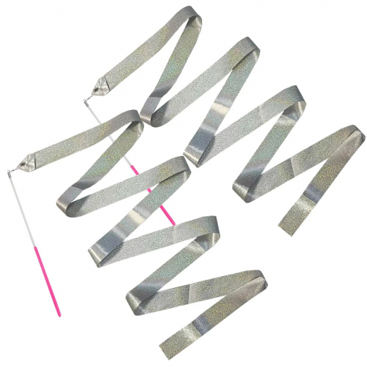 Gymnastikband Silver 2 st i gruppen UTOMHUSSPEL / Övriga hos Spelexperten (RIBBON-S)