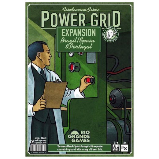 Power Grid: Brazil/Spain & Portugal (Exp.) i gruppen  hos Spelexperten (RIO403)