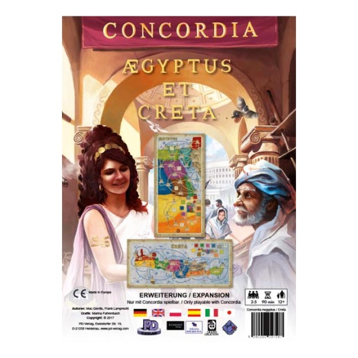 Concordia: Aegyptus / Creta (Exp.) i gruppen SÄLLSKAPSSPEL / Expansioner hos Spelexperten (RIO553)