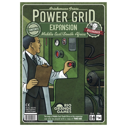 Power Grid: Middle East/South Africa (Exp.) i gruppen SÄLLSKAPSSPEL / Expansioner hos Spelexperten (RIO570)