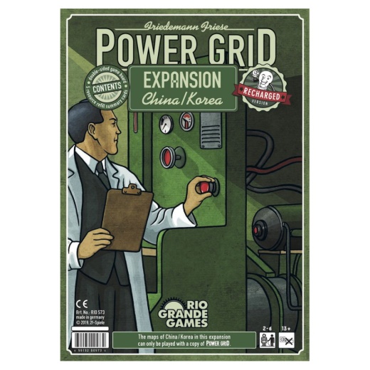 Power Grid Recharged: China/Korea (Exp.) i gruppen SÄLLSKAPSSPEL / Expansioner hos Spelexperten (RIO573)