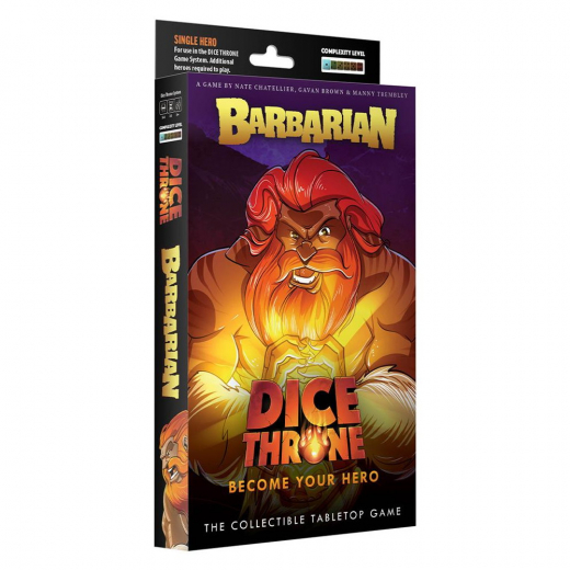 Dice Throne: Barbarian Hero Pack i gruppen SÄLLSKAPSSPEL / Strategispel hos Spelexperten (ROX1401)