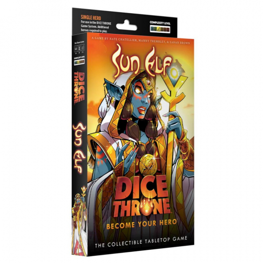 Dice Throne: Sun Elf Hero Pack i gruppen SÄLLSKAPSSPEL / Strategispel hos Spelexperten (ROX1425)