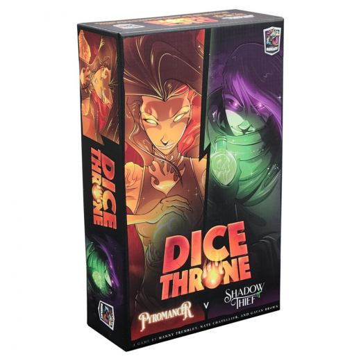 Dice Throne: Season One ReRolled - Pyromancer V Shadow Thief i gruppen SÄLLSKAPSSPEL / Strategispel hos Spelexperten (ROX638PS)