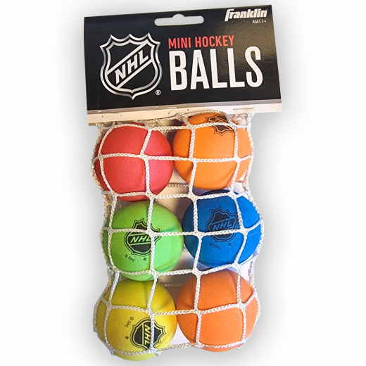 NHL Mini Skumbollar 6-pack  i gruppen UTOMHUSSPEL / Hockey hos Spelexperten (S-12401)