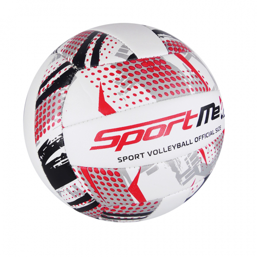 SportME Volleyboll vit / röd / svart i gruppen UTOMHUSSPEL / Volleyboll hos Spelexperten (S-4608)