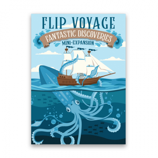 Flip Voyage: Fantastic Discoveries Mini-Expansion i gruppen SÄLLSKAPSSPEL / Strategispel hos Spelexperten (SASWSG8925)