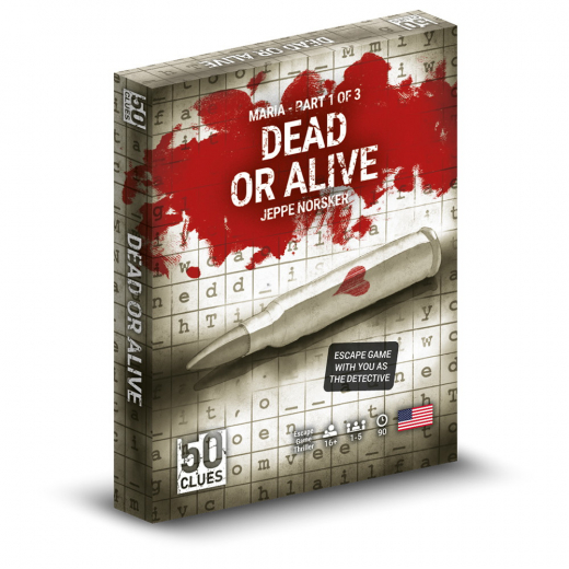 50 Clues: Dead or Alive - Maria 1 av 3 (Eng) i gruppen SÄLLSKAPSSPEL / Strategispel hos Spelexperten (SBDK0023)