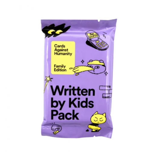 Cards Against Humanity - Written by Kids Pack i gruppen SÄLLSKAPSSPEL / Expansioner hos Spelexperten (SBDK02080)
