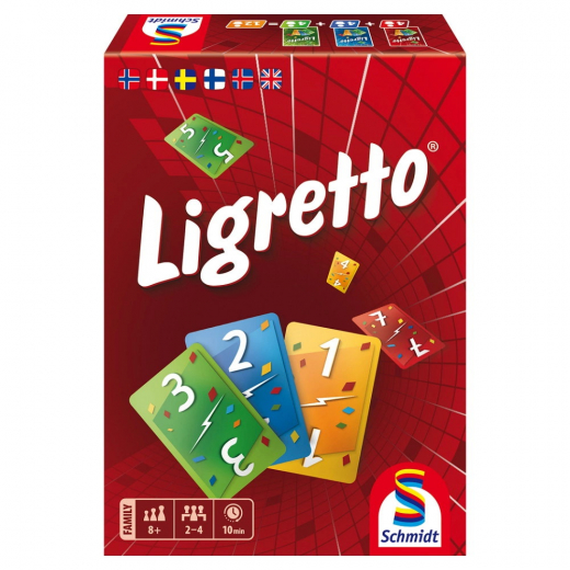 Ligretto, Röd i gruppen SÄLLSKAPSSPEL / Kortspel hos Spelexperten (SCH1311)