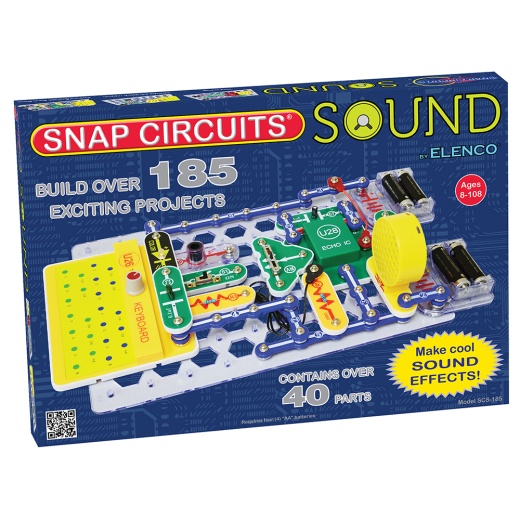 Snap Circuits Sound i gruppen LEKSAKER / Experiment & Teknik hos Spelexperten (SCS185)