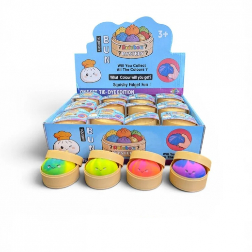 Dumpling Squishy Tie-Dye 5,5 cm i gruppen LEKSAKER / Fidgets hos Spelexperten (SD005)