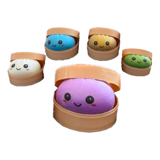 Dumpling Squishy Metallic 8,5 cm i gruppen LEKSAKER / Fidgets hos Spelexperten (SD010)