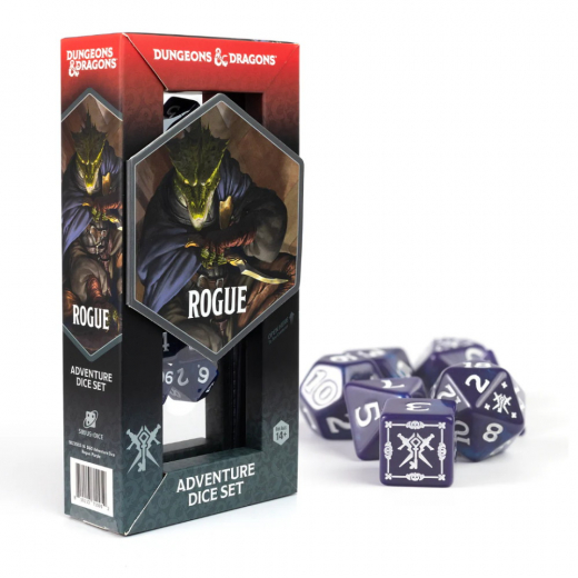 Dungeons & Dragons: Adventure Dice Set - Rogue Purple i gruppen Nyheter hos Spelexperten (SDZ200216)