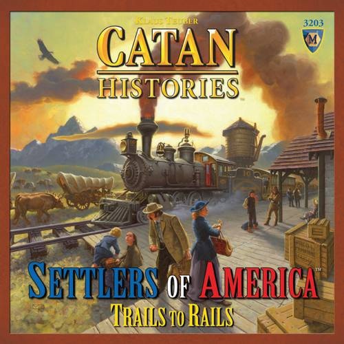Catan Histories: Settlers of America Trails to Rails i gruppen  hos Spelexperten (SETAM001)