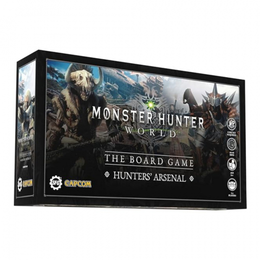 Monster Hunter World: The Board Game - Hunter's Arsenal (Exp.) i gruppen SÄLLSKAPSSPEL hos Spelexperten (SFMHW003)