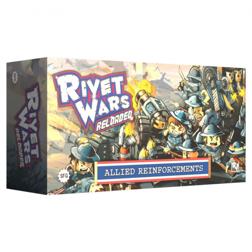 Rivet Wars: Reloaded - Allied Reinforcements Expansion i gruppen SÄLLSKAPSSPEL / Expansioner hos Spelexperten (SFRW-003)