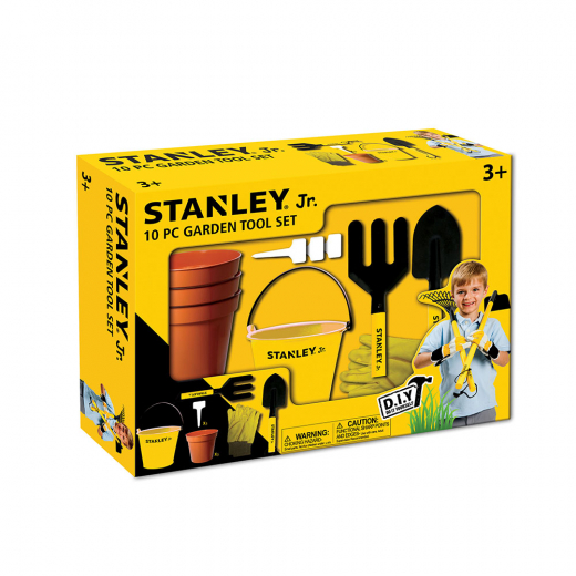 Stanley Jr DIY - Trädgårdsredskap 10 delar i gruppen LEKSAKER / Utomhuslek / Verktyg hos Spelexperten (SG003-10)