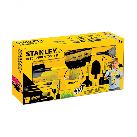 Stanley Jr DIY - Stora Trädgårdsredskap 10 delar i gruppen LEKSAKER / Utomhuslek / Verktyg hos Spelexperten (SG008-10)