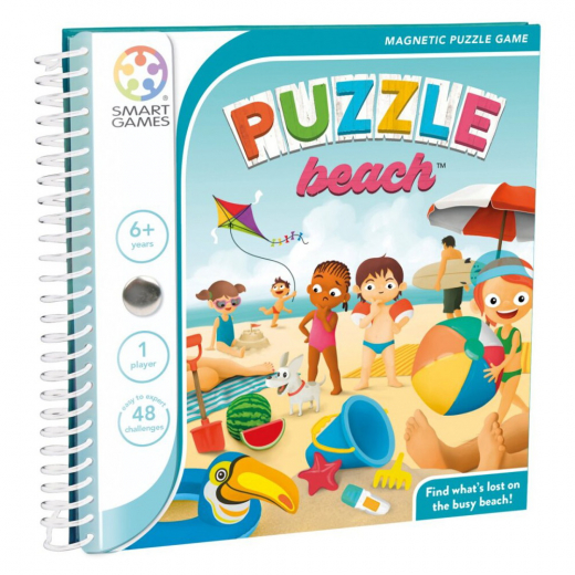 Puzzle Beach Magnetiskt resespel i gruppen SÄLLSKAPSSPEL / Barnspel hos Spelexperten (SG2327)