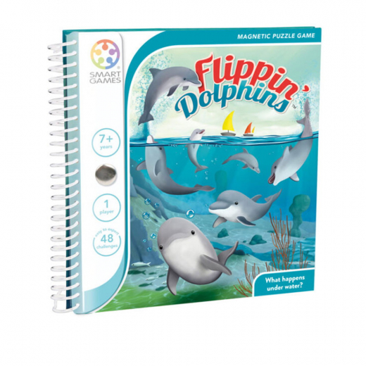 Flippin Dolphins Magnetiskt resespel i gruppen SÄLLSKAPSSPEL / Knep & knåp hos Spelexperten (SG2330)
