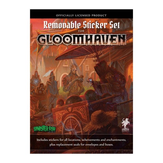 Gloomhaven Removable Sticker Set i gruppen SÄLLSKAPSSPEL / Tillbehör / Övriga hos Spelexperten (SIF00020)
