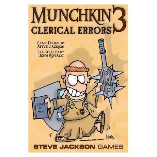 Munchkin 3 - Clerical Errors (Exp.) i gruppen SÄLLSKAPSSPEL / Expansioner hos Spelexperten (SJG1416)