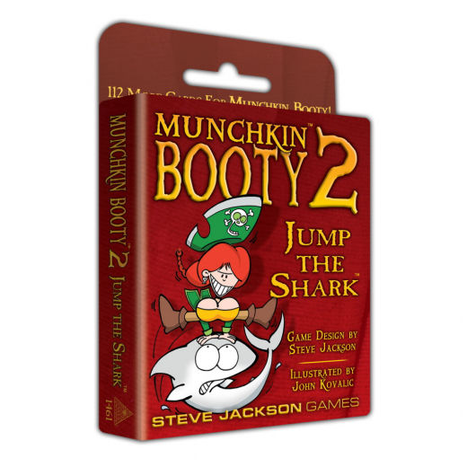 Munchkin: Booty 2 - Jump the Shark (Exp.) i gruppen SÄLLSKAPSSPEL / Expansioner hos Spelexperten (SJG1461)