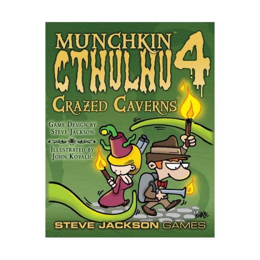 Munchkin: Cthulhu 4 - Crazed Caverns (Exp.) i gruppen  hos Spelexperten (SJG1465)