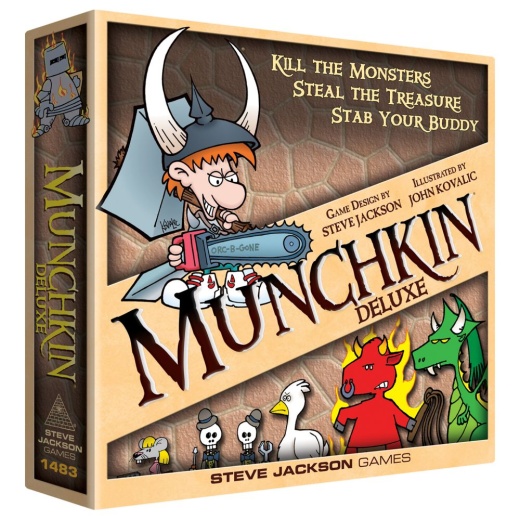 Munchkin Deluxe i gruppen SÄLLSKAPSSPEL / Kortspel hos Spelexperten (SJG1483)