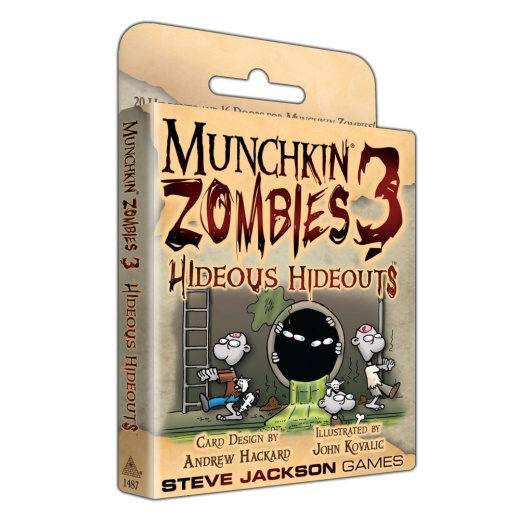 Munchkin Zombies 3: Hideous Hideouts (Exp.) i gruppen SÄLLSKAPSSPEL / Expansioner hos Spelexperten (SJG1487)