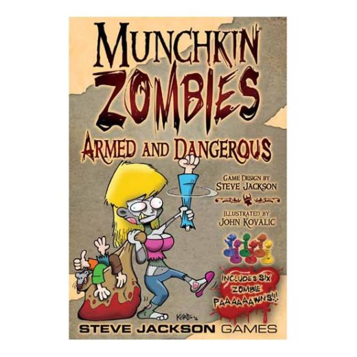 Munchkin Zombies: Armed and Dangerous (Exp.) (Deluxe) i gruppen  hos Spelexperten (SJG1494)