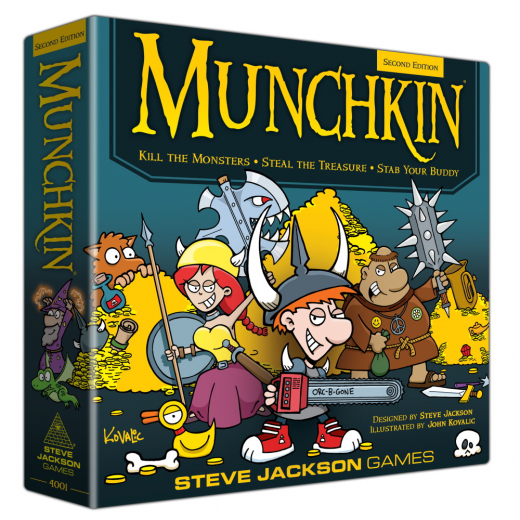 Munchkin - Second Edition i gruppen SÄLLSKAPSSPEL / Spelserier / Munchkin hos Spelexperten (SJG4001)