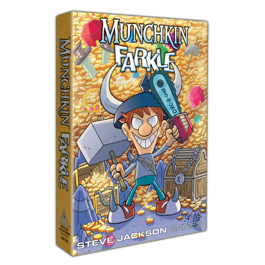 Munchkin Farkle i gruppen SÄLLSKAPSSPEL / Kortspel hos Spelexperten (SJG4272)