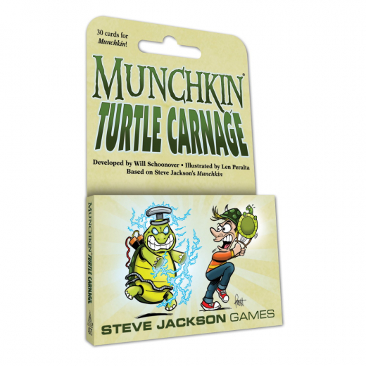 Munchkin: Turtle Carnage (Exp.) i gruppen SÄLLSKAPSSPEL / Expansioner hos Spelexperten (SJG4275)