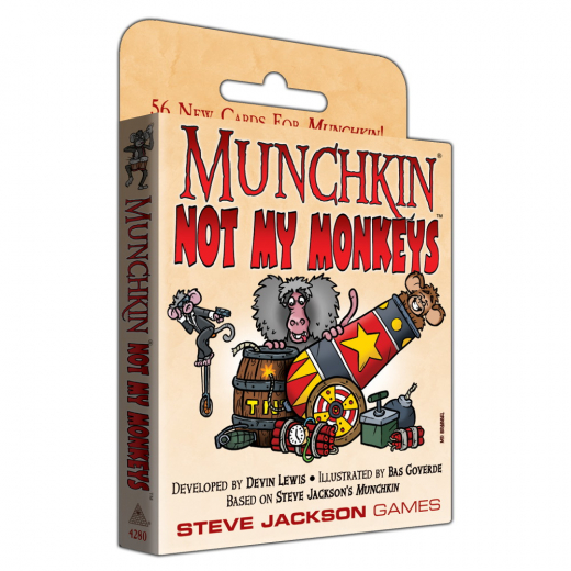 Munchkin: Not My Monkeys (Exp.) i gruppen SÄLLSKAPSSPEL / Spelserier / Munchkin hos Spelexperten (SJG4280)
