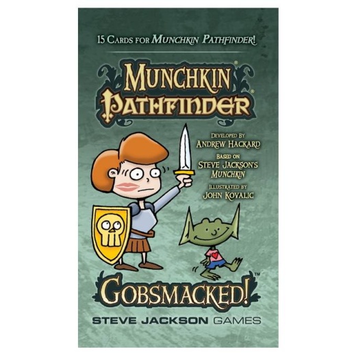 Munchkin Pathfinder: Gobsmacked! i gruppen SÄLLSKAPSSPEL / Expansioner hos Spelexperten (SJG4422)