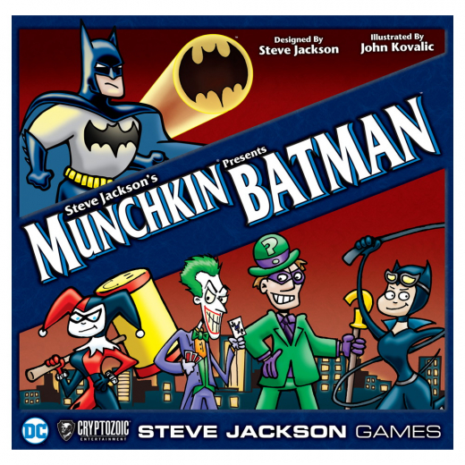 Munchkin Batman i gruppen SÄLLSKAPSSPEL / Kortspel hos Spelexperten (SJG4441)