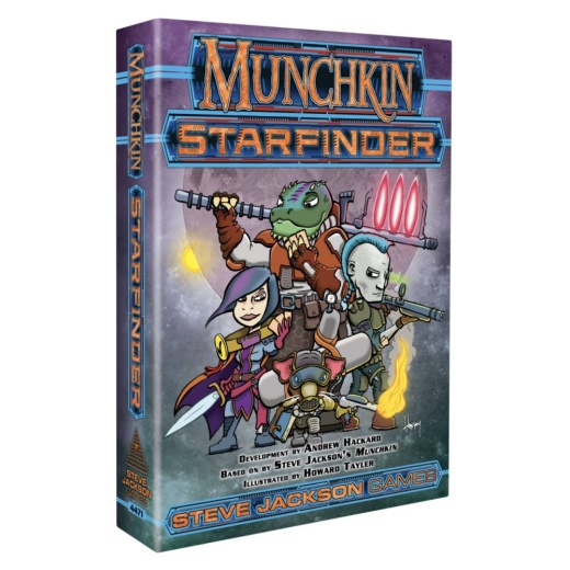 Munchkin Starfinder i gruppen SÄLLSKAPSSPEL / Spelserier hos Spelexperten (SJG4471)