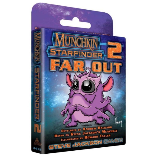 Munchkin Starfinder: 2 Far Out (Exp.) i gruppen  hos Spelexperten (SJG4472)