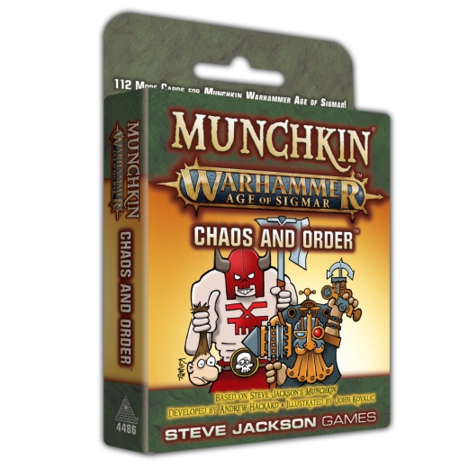 Munchkin Warhammer: Age of Sigmar - Chaos and Order (Exp.) i gruppen SÄLLSKAPSSPEL / Expansioner hos Spelexperten (SJG4486)