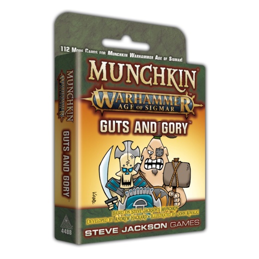 Munchkin Warhammer: Age of Sigmar - Guts and Gory (Exp.) i gruppen SÄLLSKAPSSPEL / Expansioner hos Spelexperten (SJG4488)